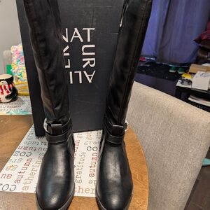 Naturalizer Black Tall Winter Boots